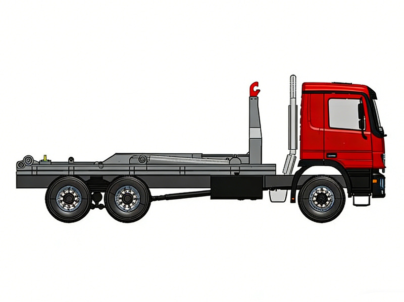 Beiben 6x4 hook loader drawing