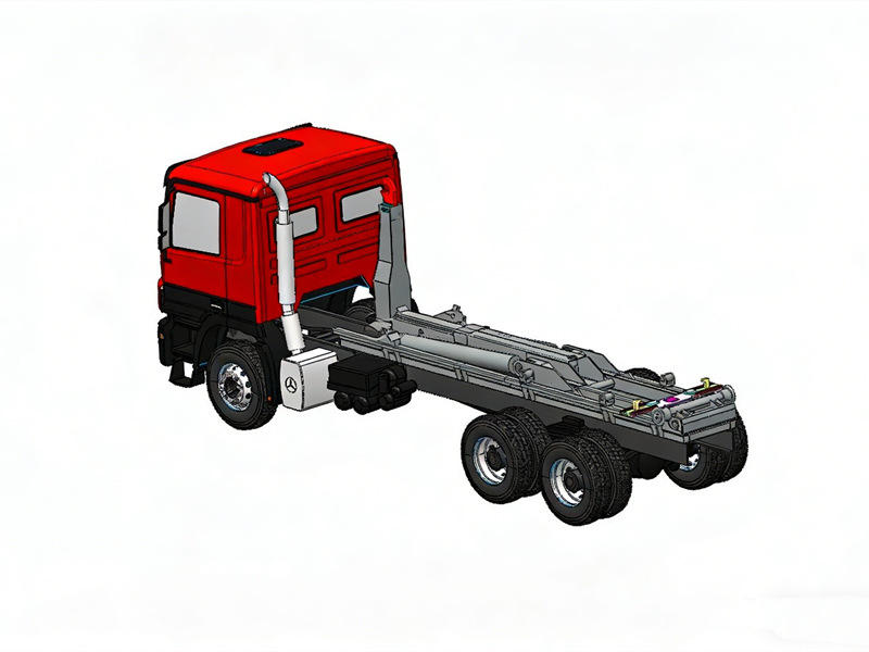 Beiben 6x4 hook loader drawing