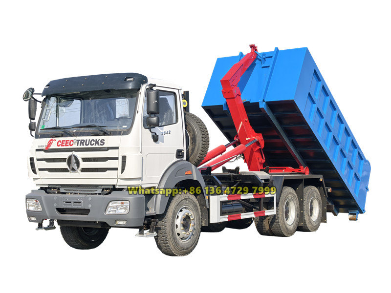 beiben 6x4 heavy-duy hooklift truck beiben 6x4 heavy-duy hooklift truck