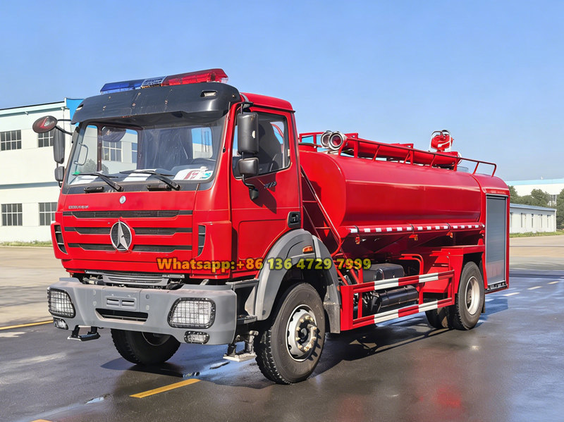 Beiben 4×2 water tender fire truck Beiben 4×2 water tender fire truck