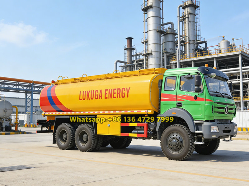 Beiben 6&times;6 fuel tanker truck
