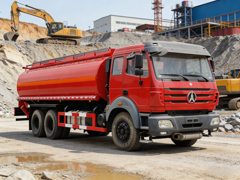 beiben NG80 Fuel oil transport tank trucks