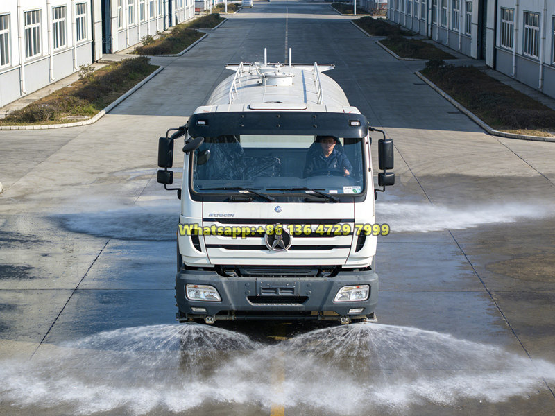 Beiben 6&times;4 water tanker truck application