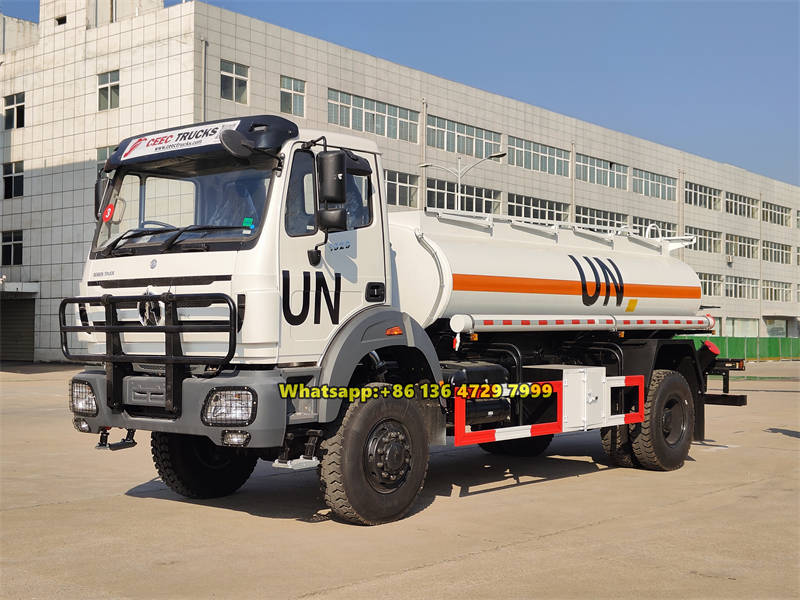 beiben 4x4 oil fuel truck