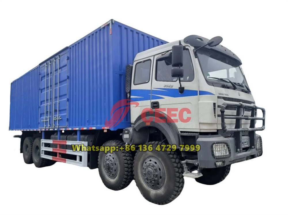 beiben 8x8 drive truck