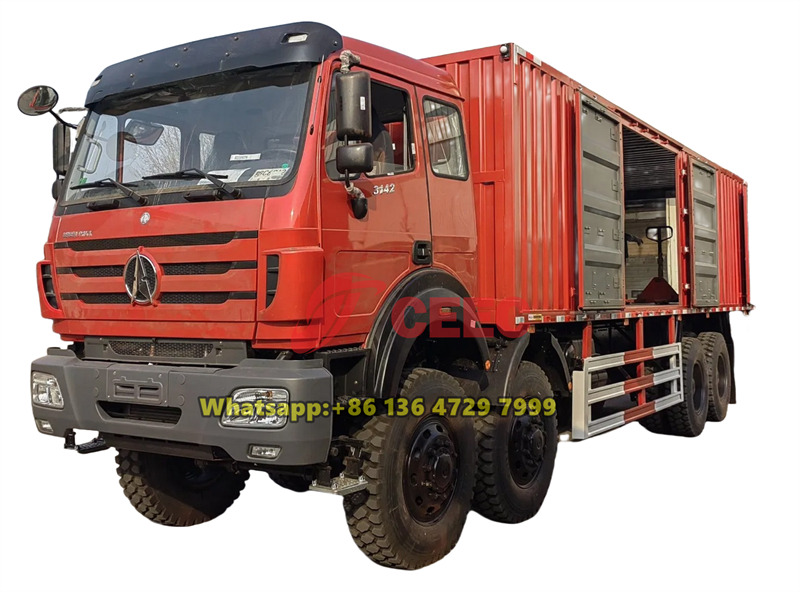 beiben 8x8 drive truck