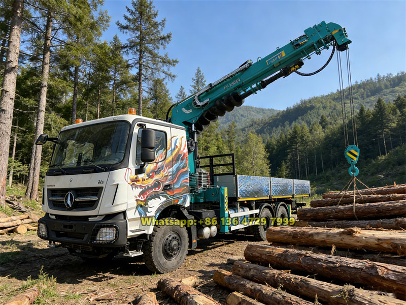 Beiben boom crane truck applications