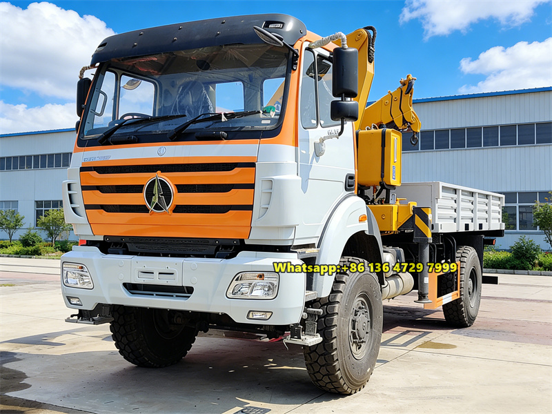 beiben 4x4 crane truck