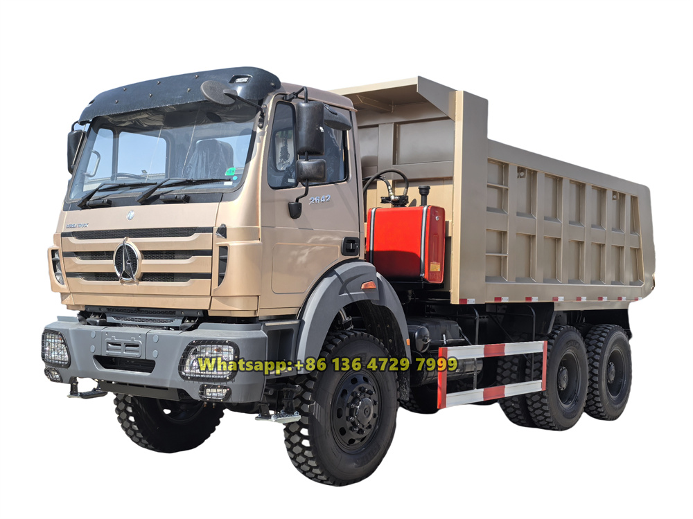 beiben 6x6 drive dump truck