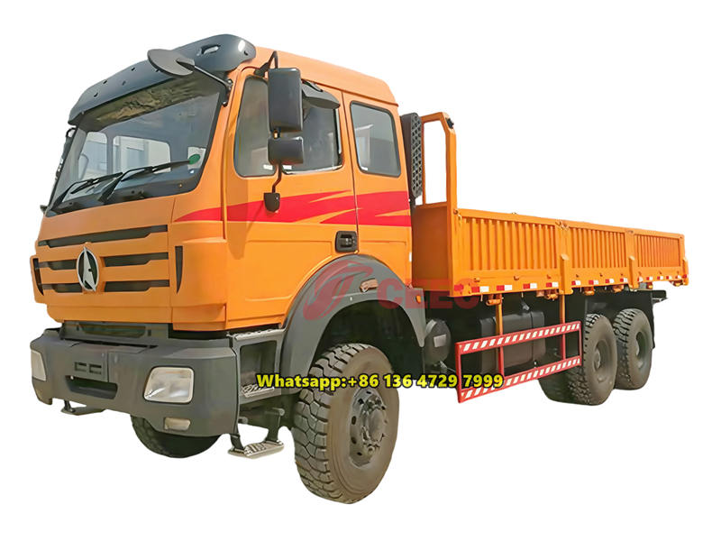north benz 6x6 drive cargo truck