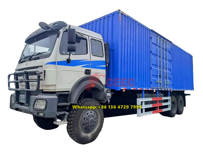 beiben 6x6 drive cargo truck