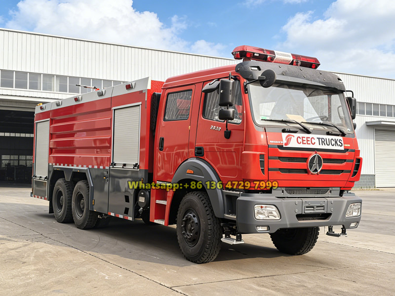 Beiben 10-wheeler foam fire engine