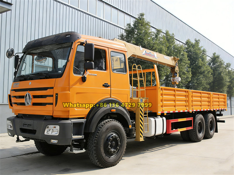 Beiben 6&times;4 8-ton telescopic boom truck