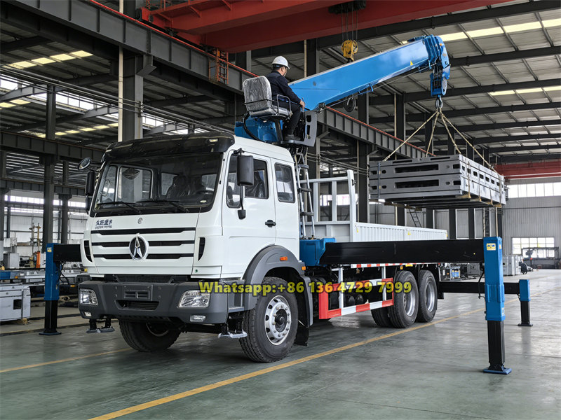 Beiben 1929 truck with hydraulic crane Beiben 1929 truck with hydraulic crane