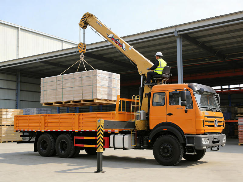 Beiben 2638 crane truck applications