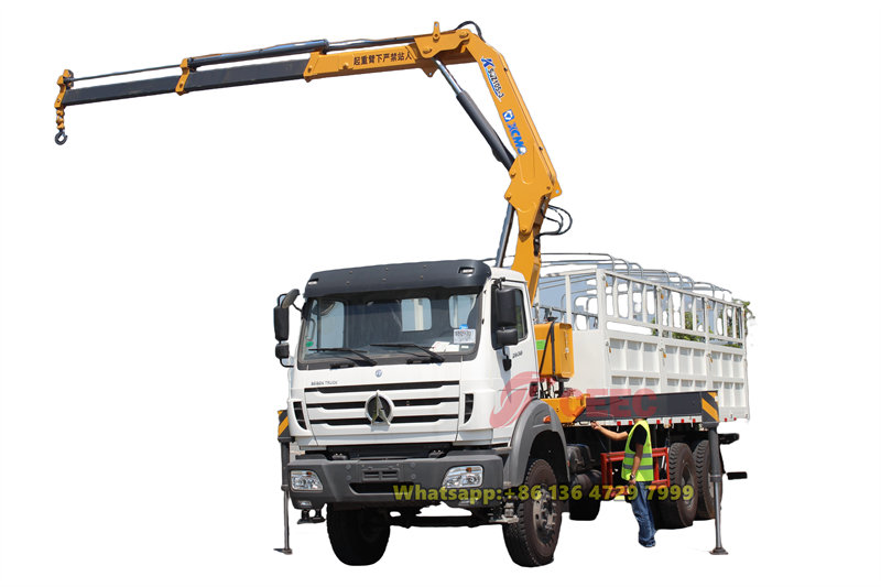 beiben knuckle crane truck supplier