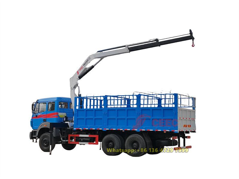 beiben knuckle crane truck