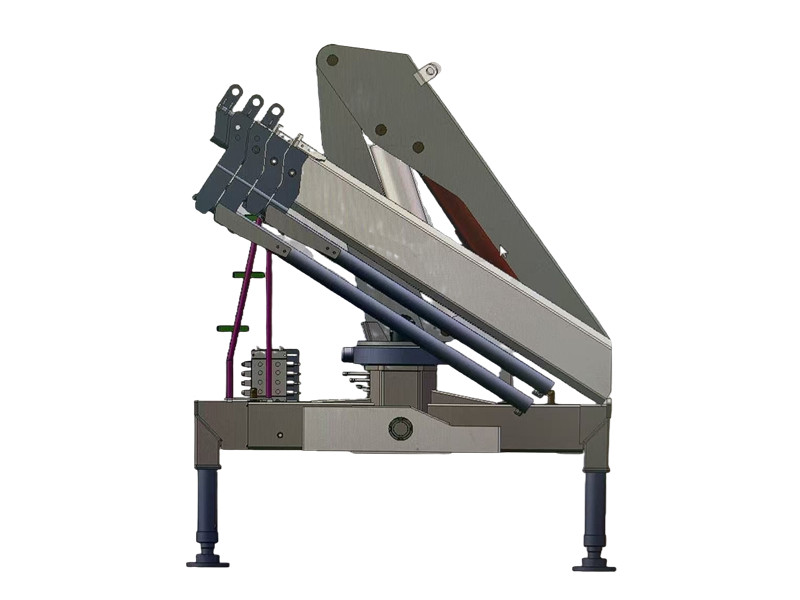 Knuckle boom crane assembly