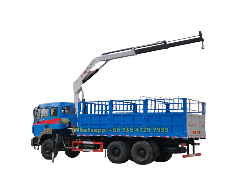beiben truck mounted crane