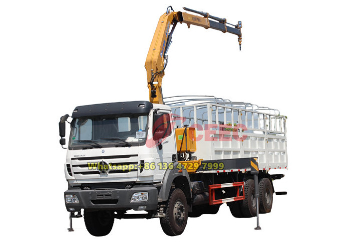 beiben truck mounted crane