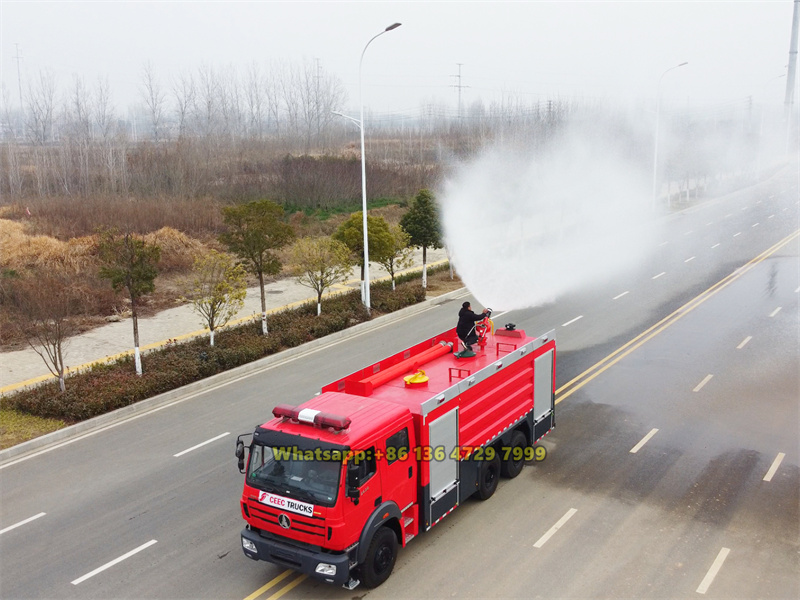 beiben foam fire truck