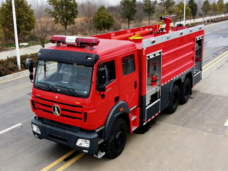 beiben fire fighting truck