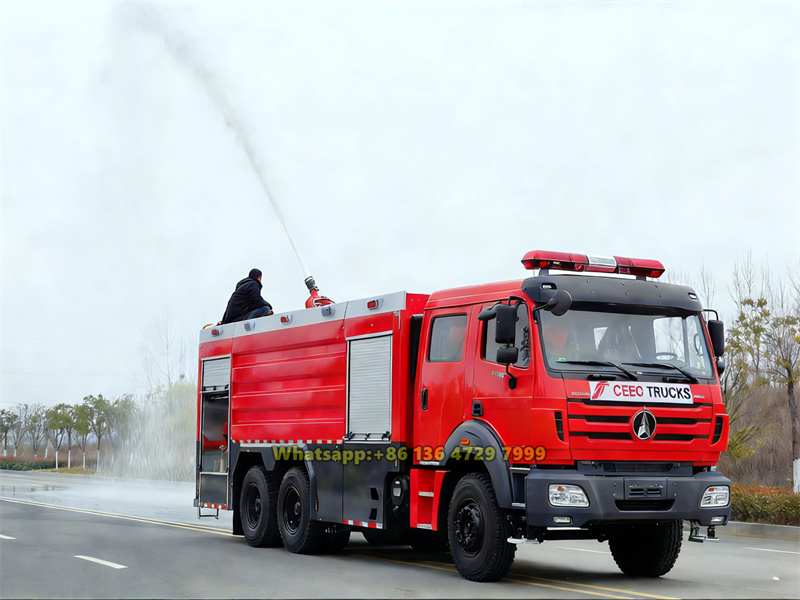 beiben foam fire truck