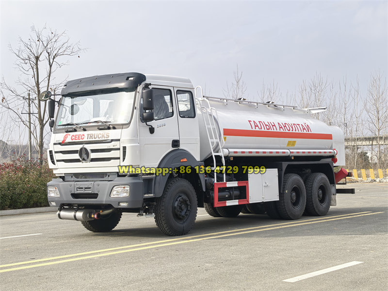 Beiben 6&times;4 mobile diesel bowser