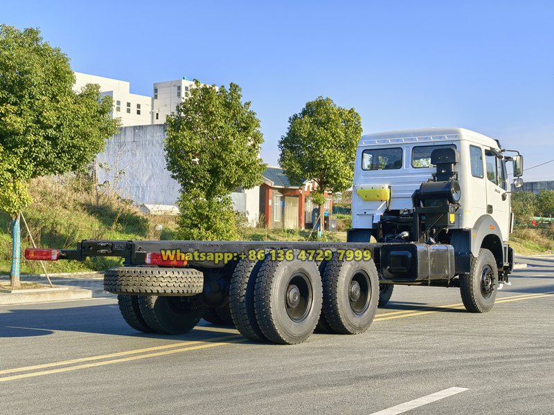 Beiben 10-wheeler fuel tanker truck chassis