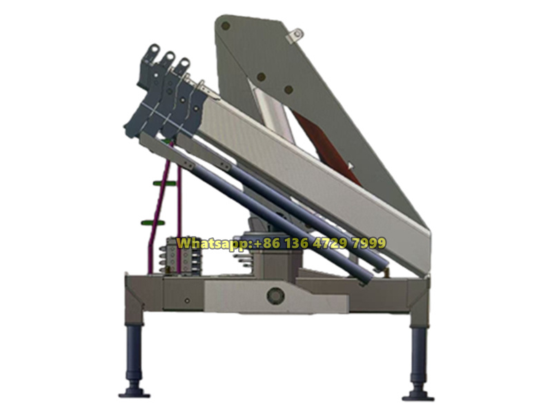 Beiben 6&times;6 knuckle boom crane truck