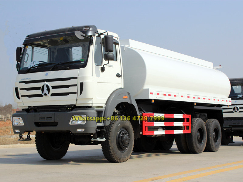 Beiben 6&times;6 water tanker truck