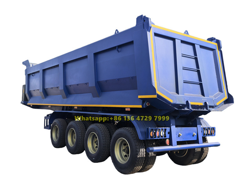 80 ton heavy tipper semi-trailer for Nigeria 80 ton heavy tipper semi-trailer for Nigeria
