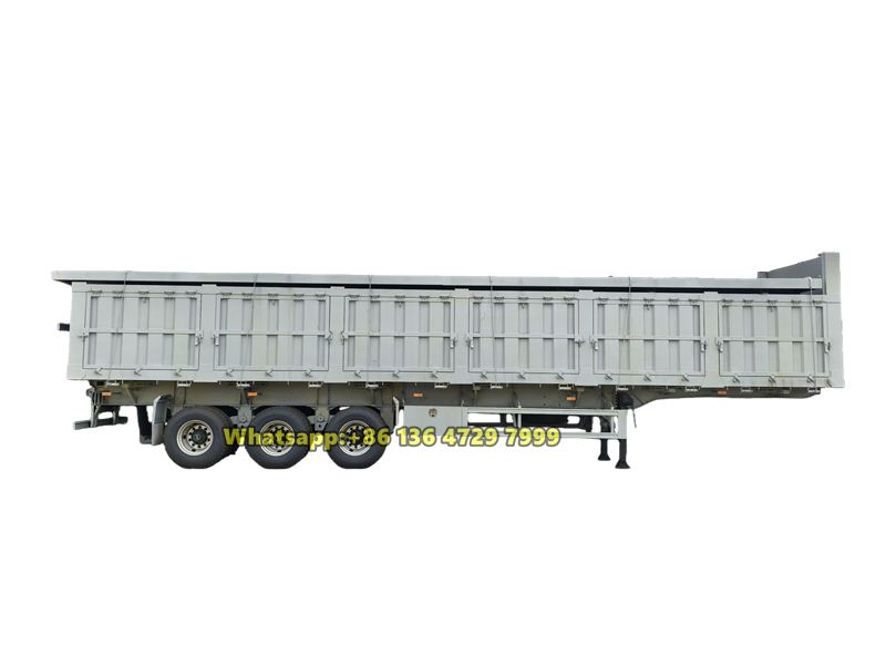 60 ton heavy cargo truck semi-trailer