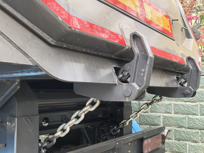 U-shaped rear dump tipper trailer