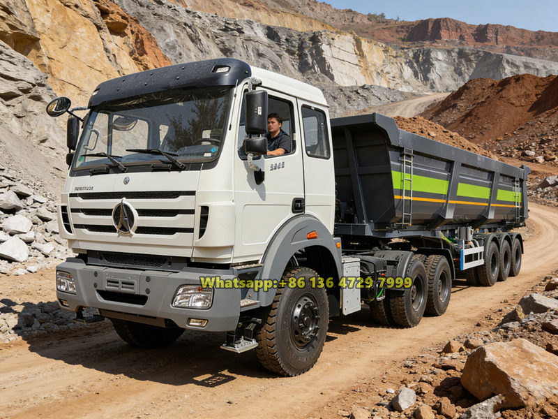 Heavy duty dumper semi-trailer applications