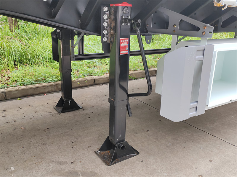 2-axle 40 feet flatbed container trailer