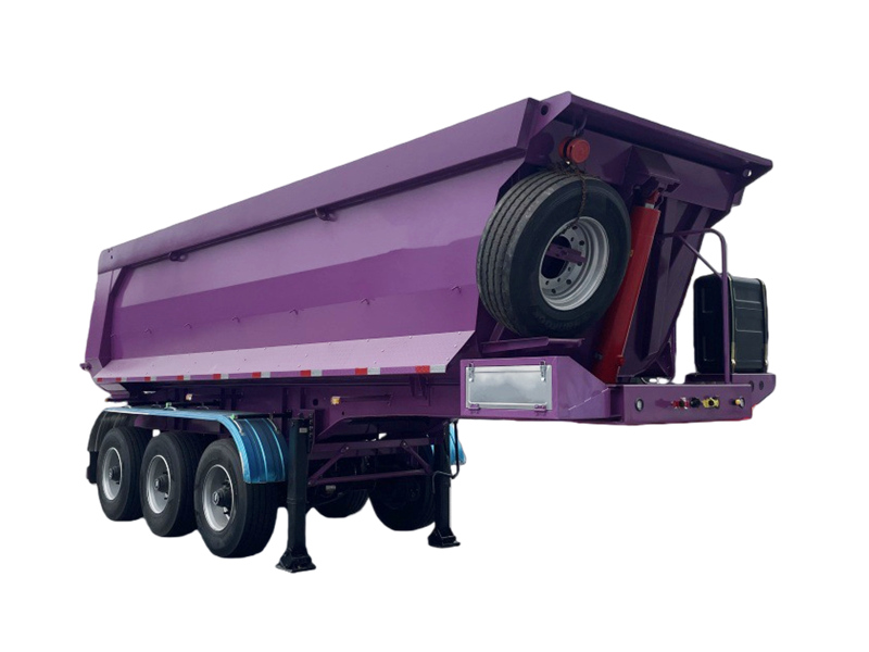 50-ton u-shaped rear tipper trailer for sale