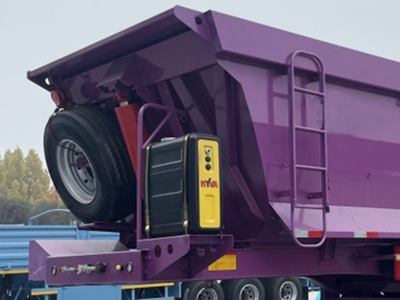 Tri-axle 50 ton tipper semi-trailer
