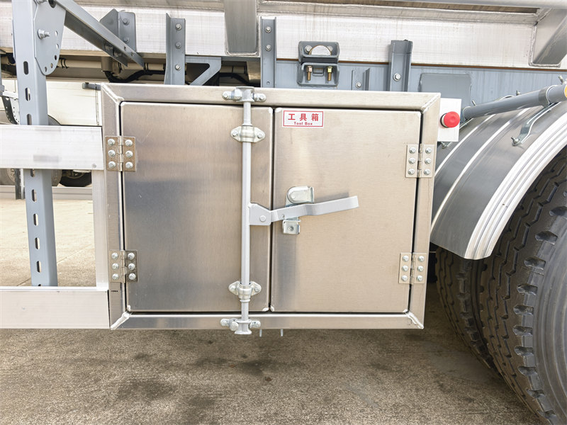 38CBM aluminum alloy fuel tanker semi-trailer