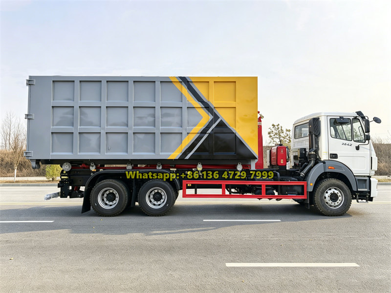 Beiben 20 ton roll off container truck