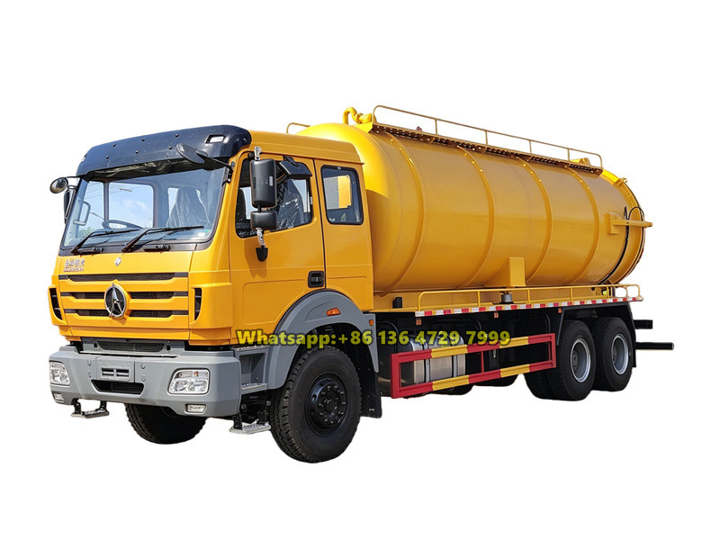 Beiben 6&times;4 sewage tank truck