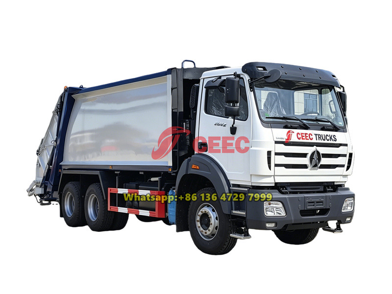 Beiben 10 wheeler 20CBM waste compactor