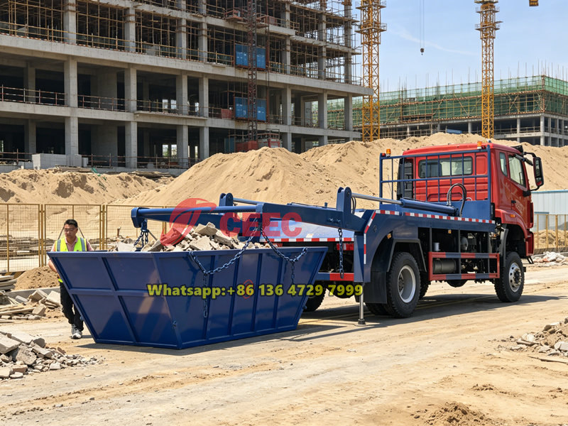 Beiben skip bin lifter truck applications