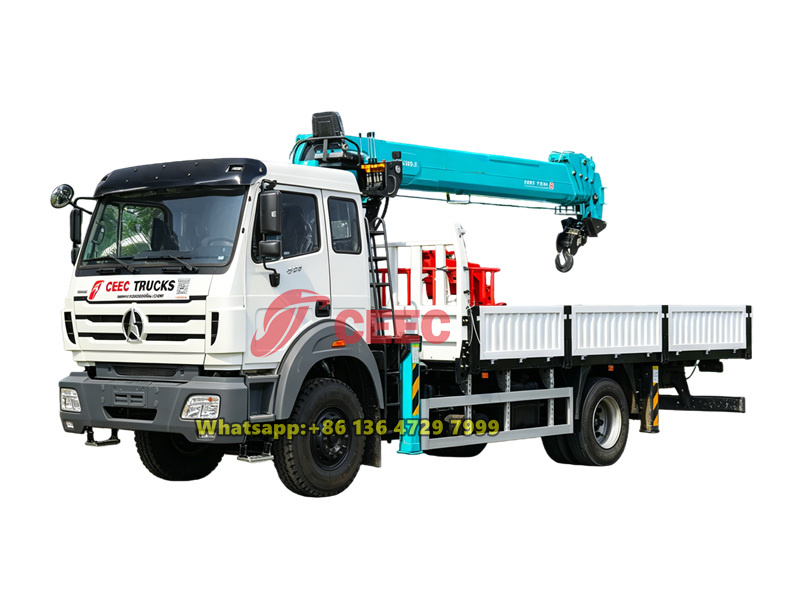 Beiben 8-ton telescopic boom truck