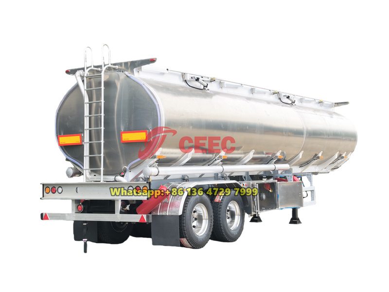 36CBM aluminum alloy diesel tanker trailer 36CBM aluminum alloy diesel tanker trailer