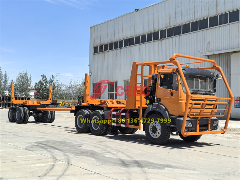 Beiben 6&times;6 RHD timber truck