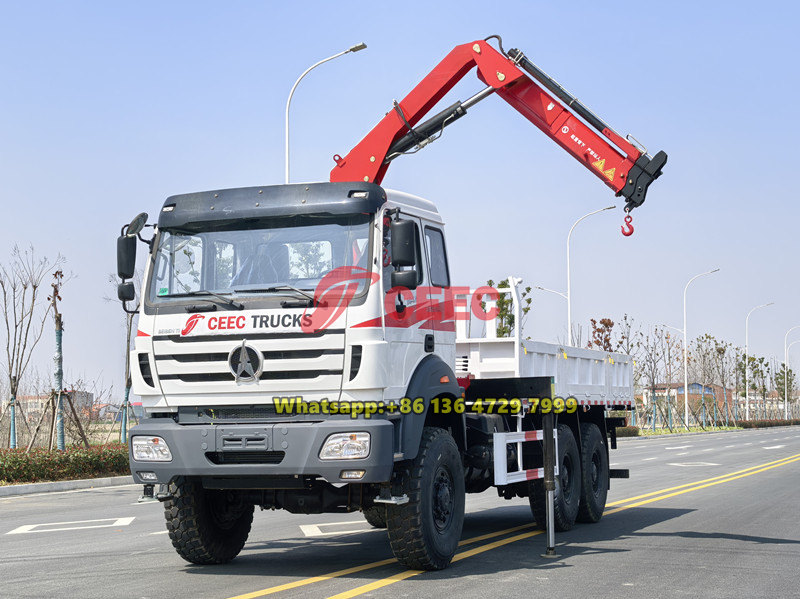 Beiben 6&times;6 crane truck