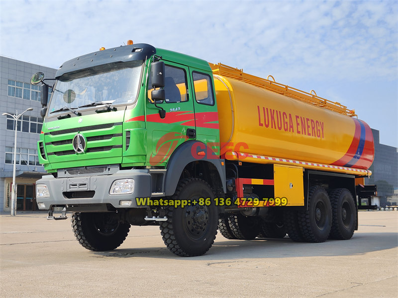 Beiben 6&times;6 fuel tank truck