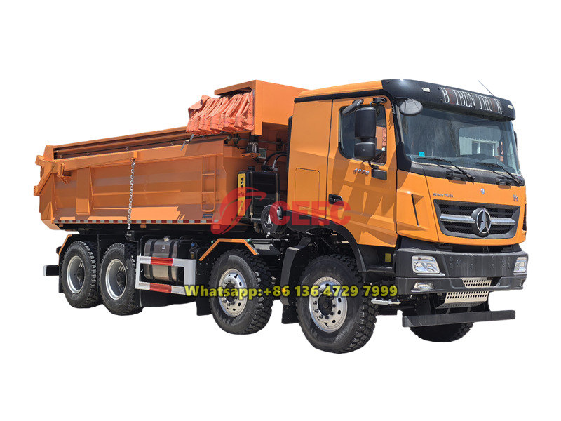 Beiben 8&times;4 construction dump truck