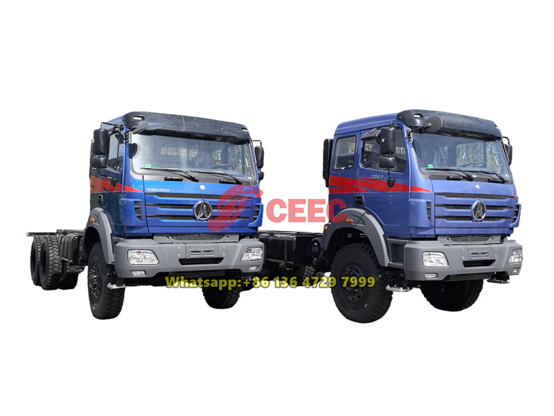 Beiben 6&times;6 off-road rigid chassis